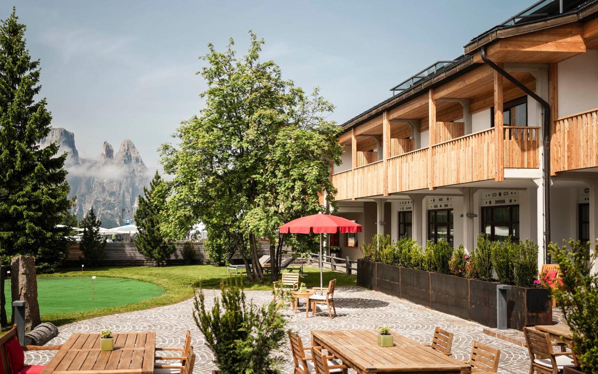 Seiser Alm Plaza Esterno foto